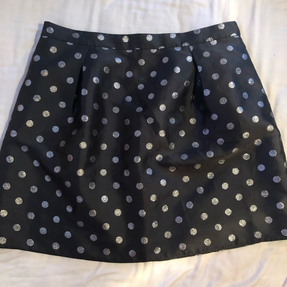 J. Crew Polka Dot Circle Skirt